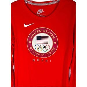 US Olympic Team Sochi Top-Size Large Please See Measurements In Photos